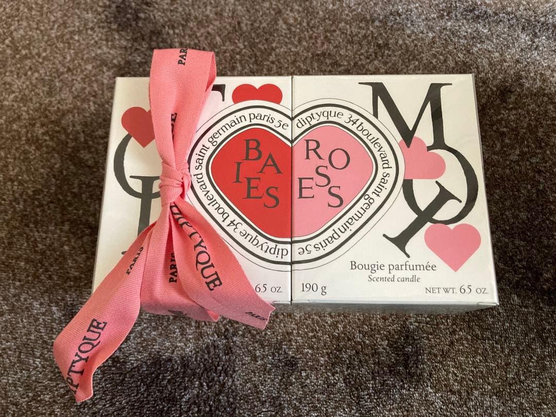 DIPTYQUE 限定版キャンドルセット Baies & Roses