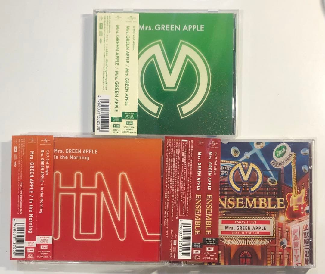 Mrs. GREEN APPLE 初回限定盤CD DVD セット