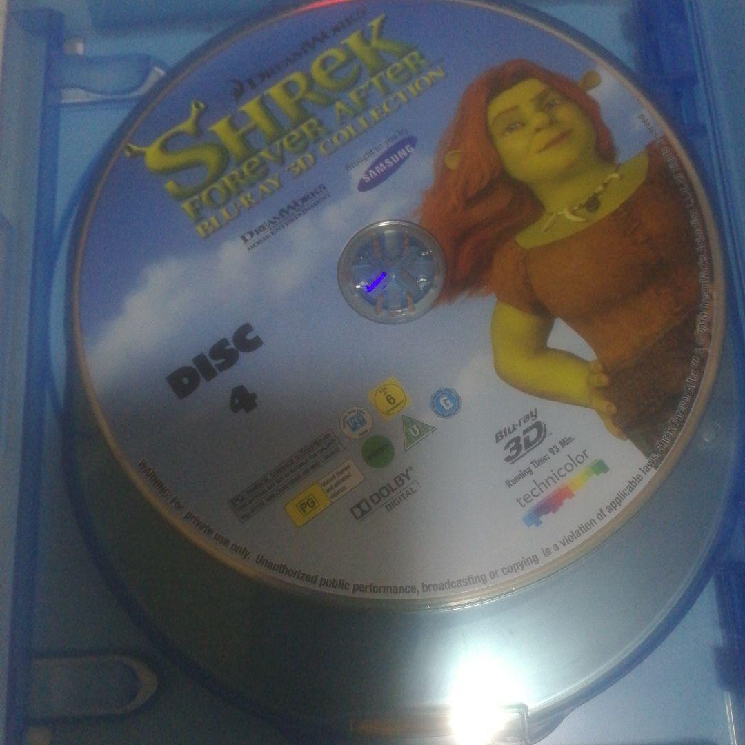 シュレックコンプリートコレクション 3Dブルーレイ4枚組 ドリームワークス海外版