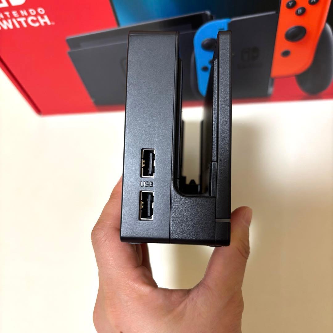 【おまけ3点付】Switch本体一色➕グリップコントローラー➕SDカード