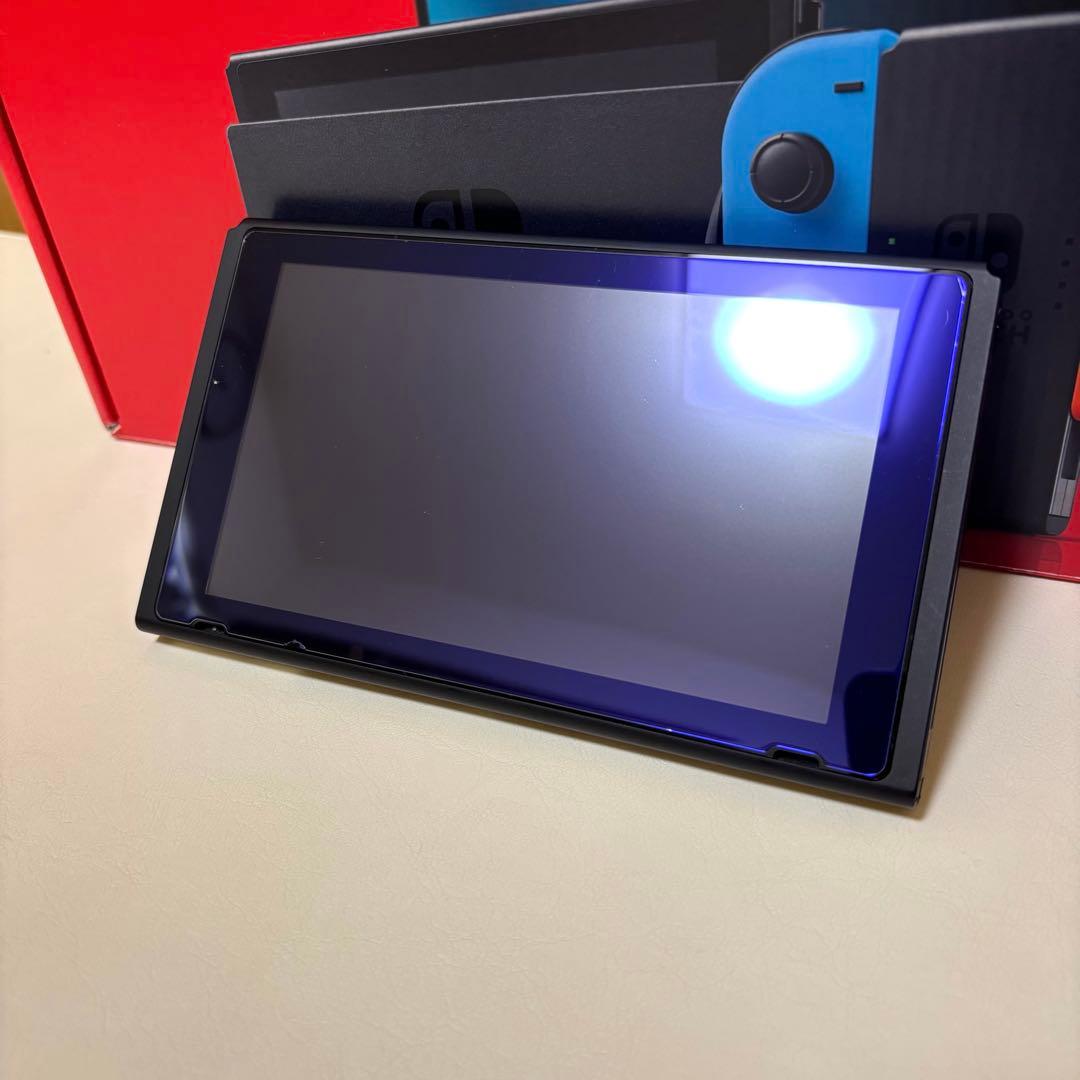 【おまけ3点付】Switch本体一色➕グリップコントローラー➕SDカード