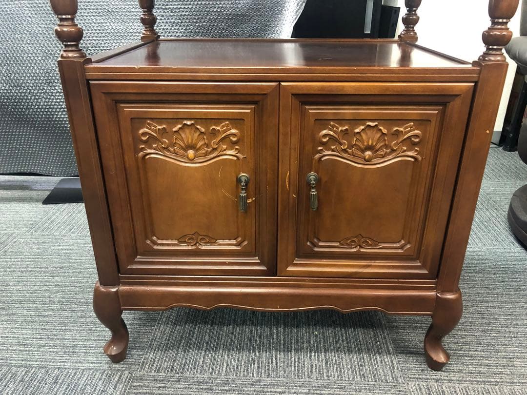 【SALE】クラシック 木製 サイドテーブル