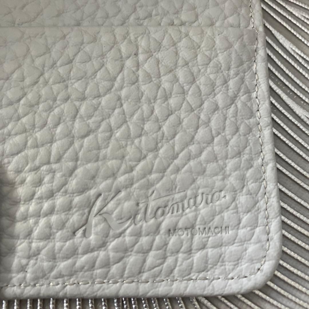 キタムラKitamura 二つ折り財布 ネイビー レザー　新品未使用