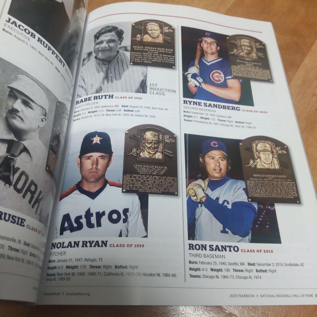 イチロー 2025年アメリカ野球殿堂イヤーブック