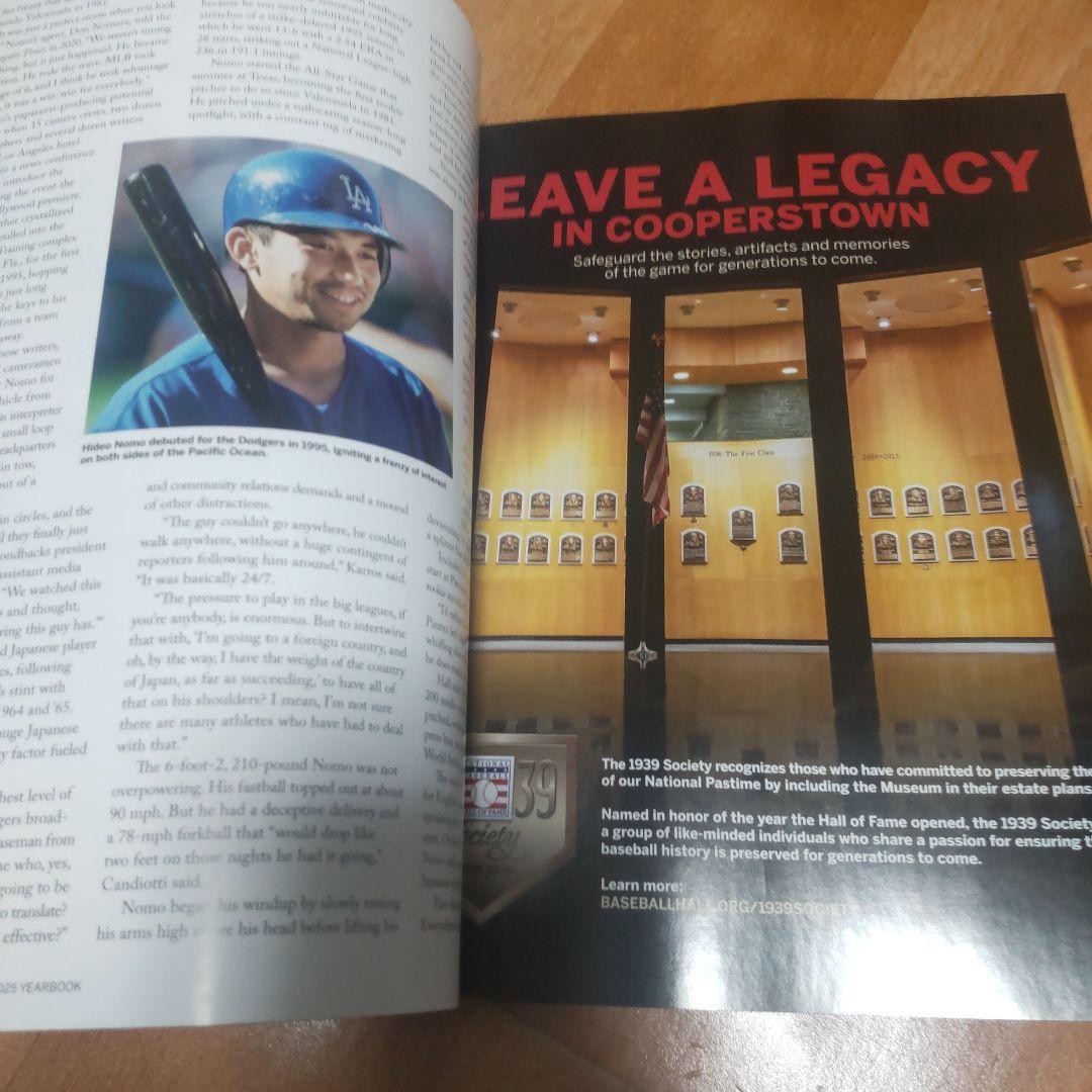 イチロー 2025年アメリカ野球殿堂イヤーブック