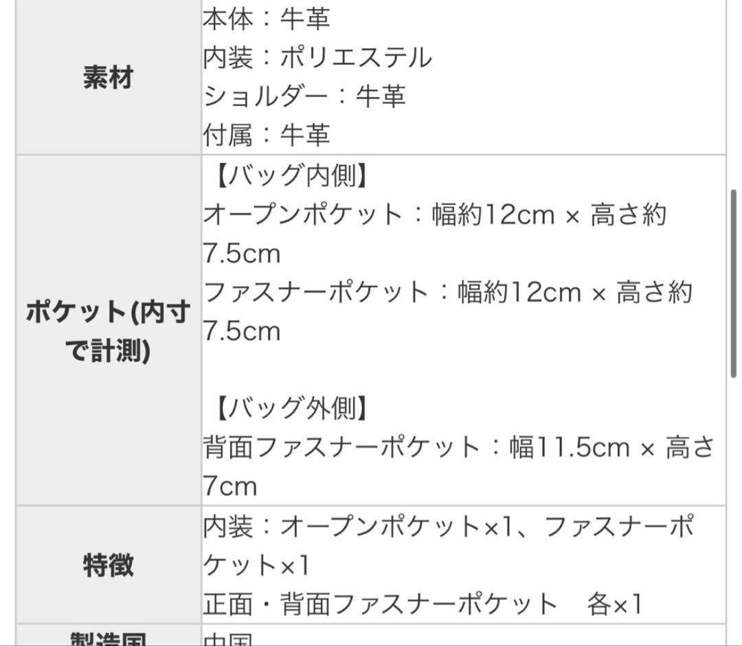 HAYNI Baby Loche ブラック ショルダーバッグ　革