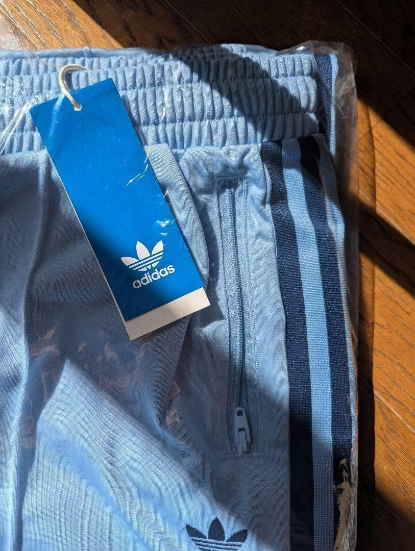 adidas ベッケンバウアー ジャージ トラックパンツ ブルー 新品 M 青