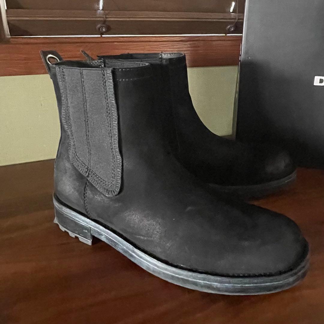 DIESEL D-THROUPER CH サイドゴアブーツ ブラック 28cm