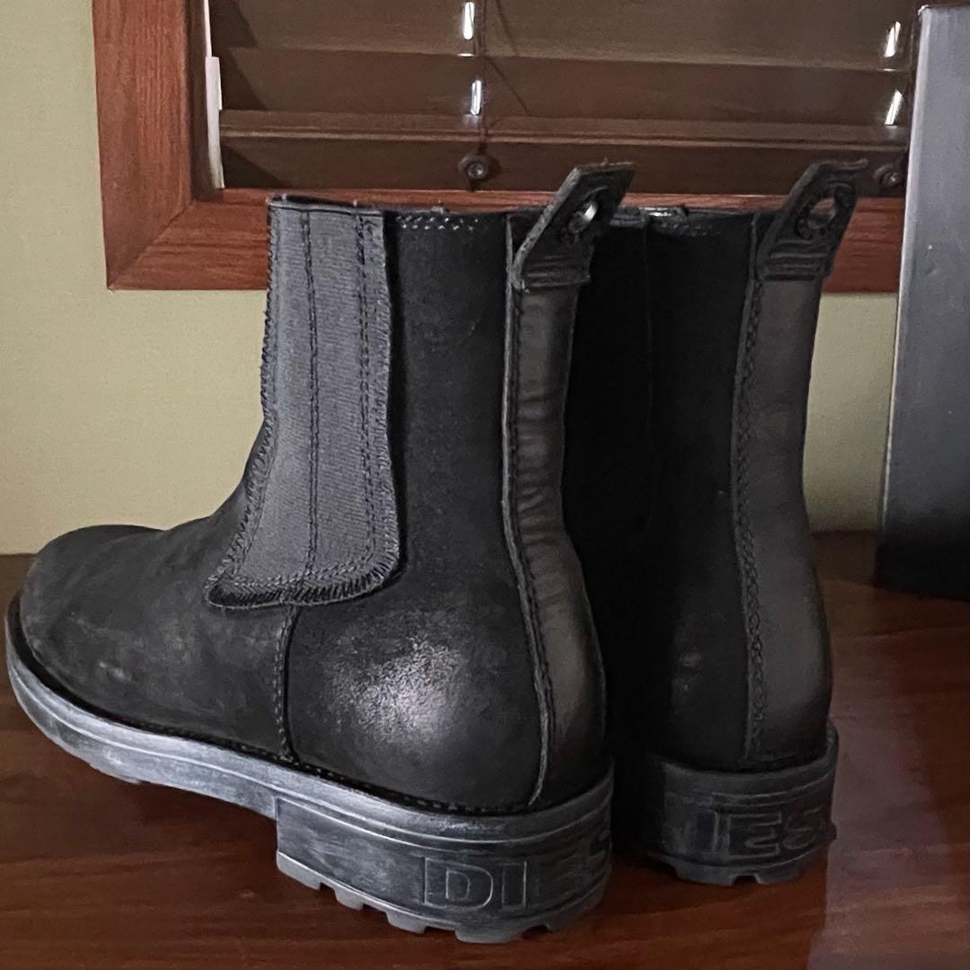 DIESEL D-THROUPER CH サイドゴアブーツ ブラック 28cm