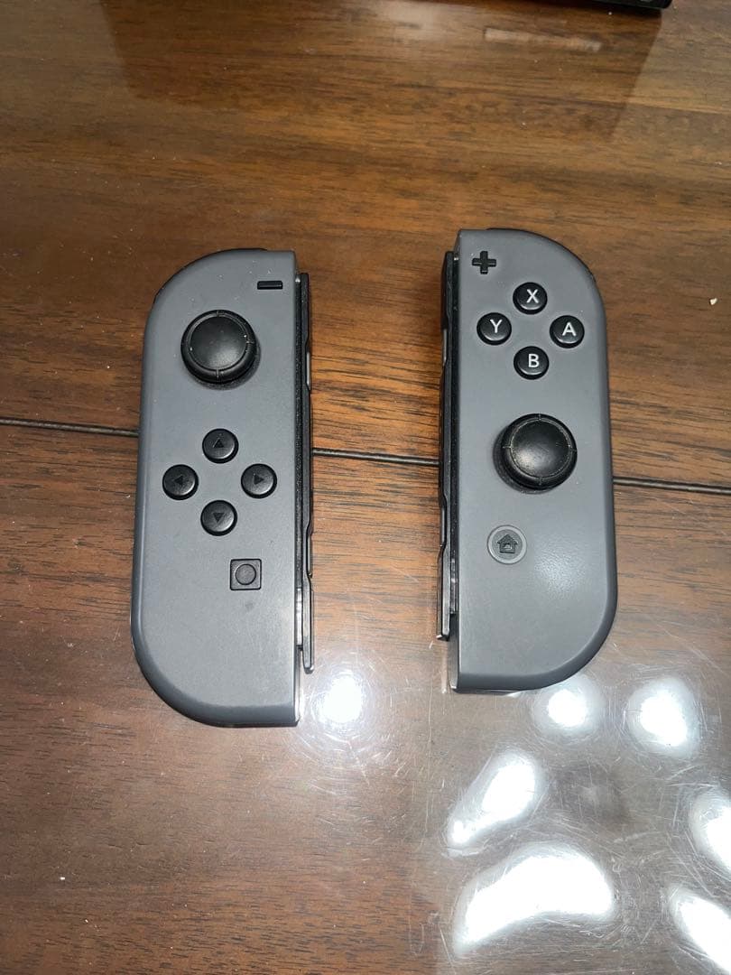 【ジャンク】Nintendo Switch通常モデル 付属品一式　クリアカバー付