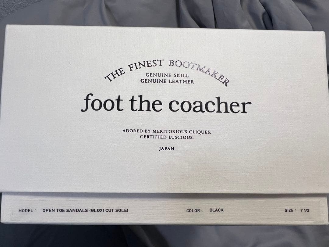 【美品】foot the coacher /open toe sandals