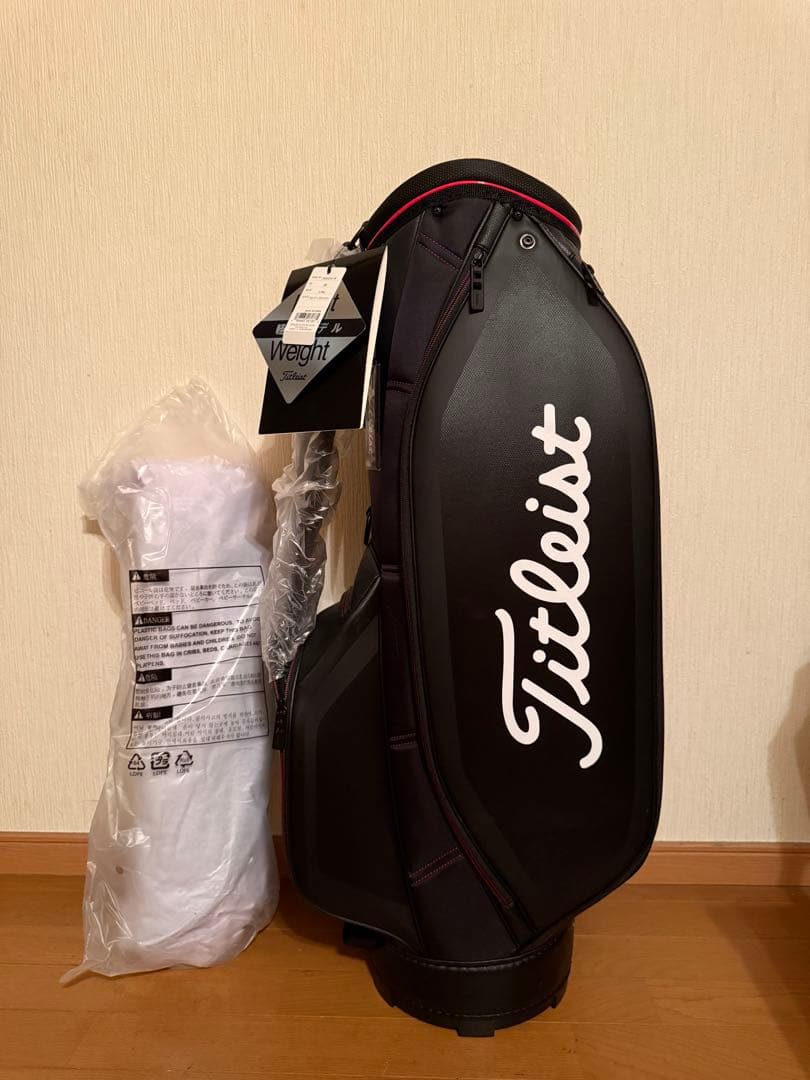 【新品未使用】Titleist ゴルフバッグ ブラック