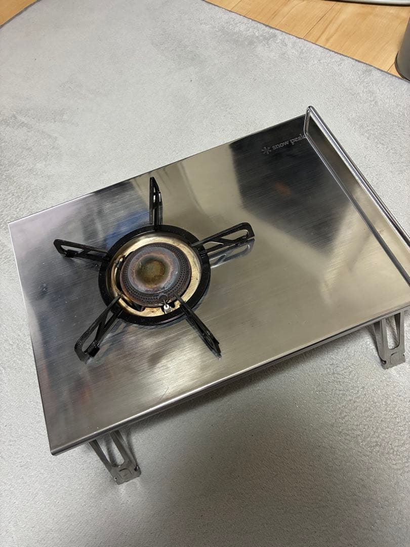  Peak ギガパワープレートバーナー ガス付き 明日の正午まで限定！