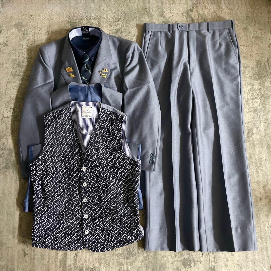 初*者様 超特価 4ピース ヴィンテージ シングルスーツOLD GUCCI ネク