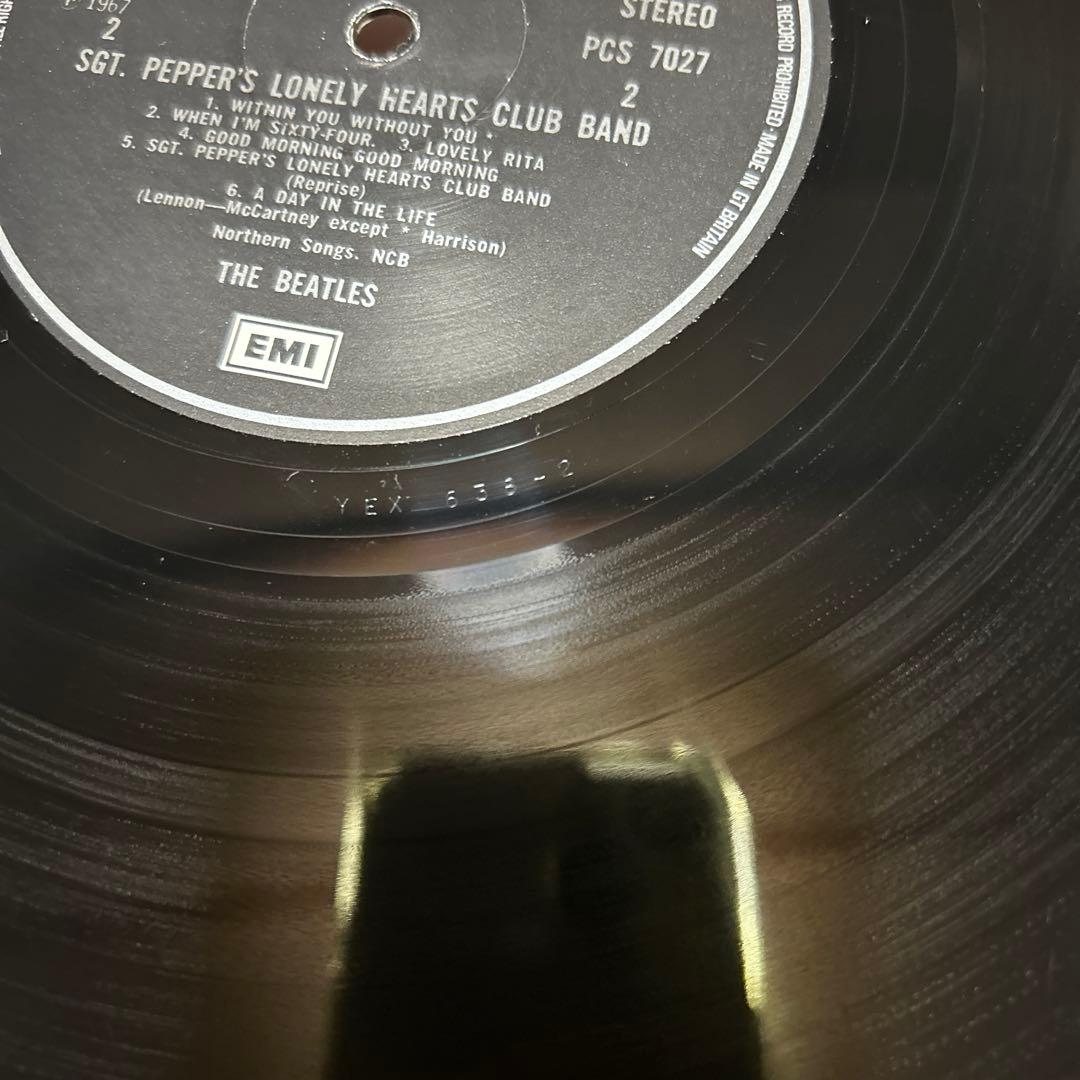 ビートルズ／72年UK盤2EMI／マト1.2／雑音微小／