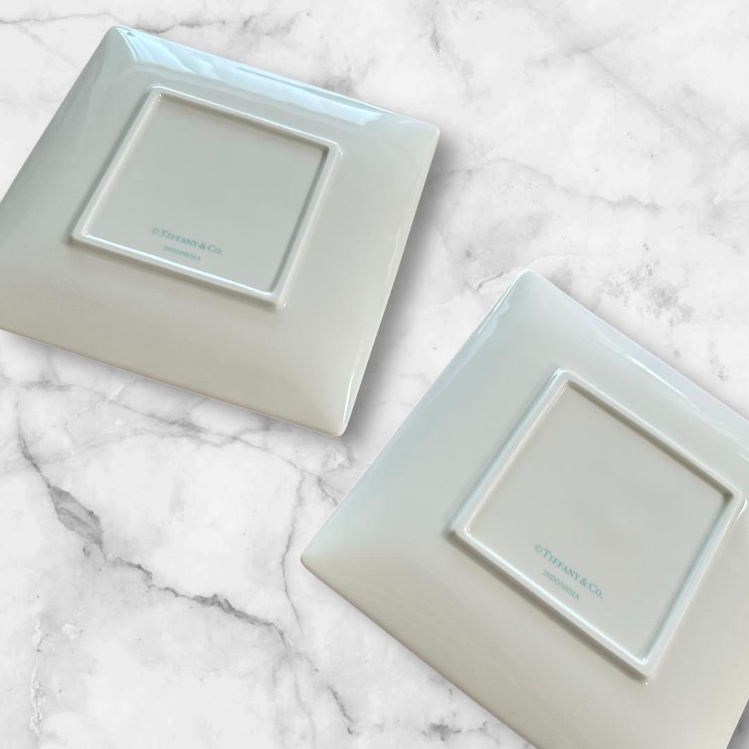 期間限定お値下げ TIFFANY♡ティファニー ブルーボウ デザートプレート２枚