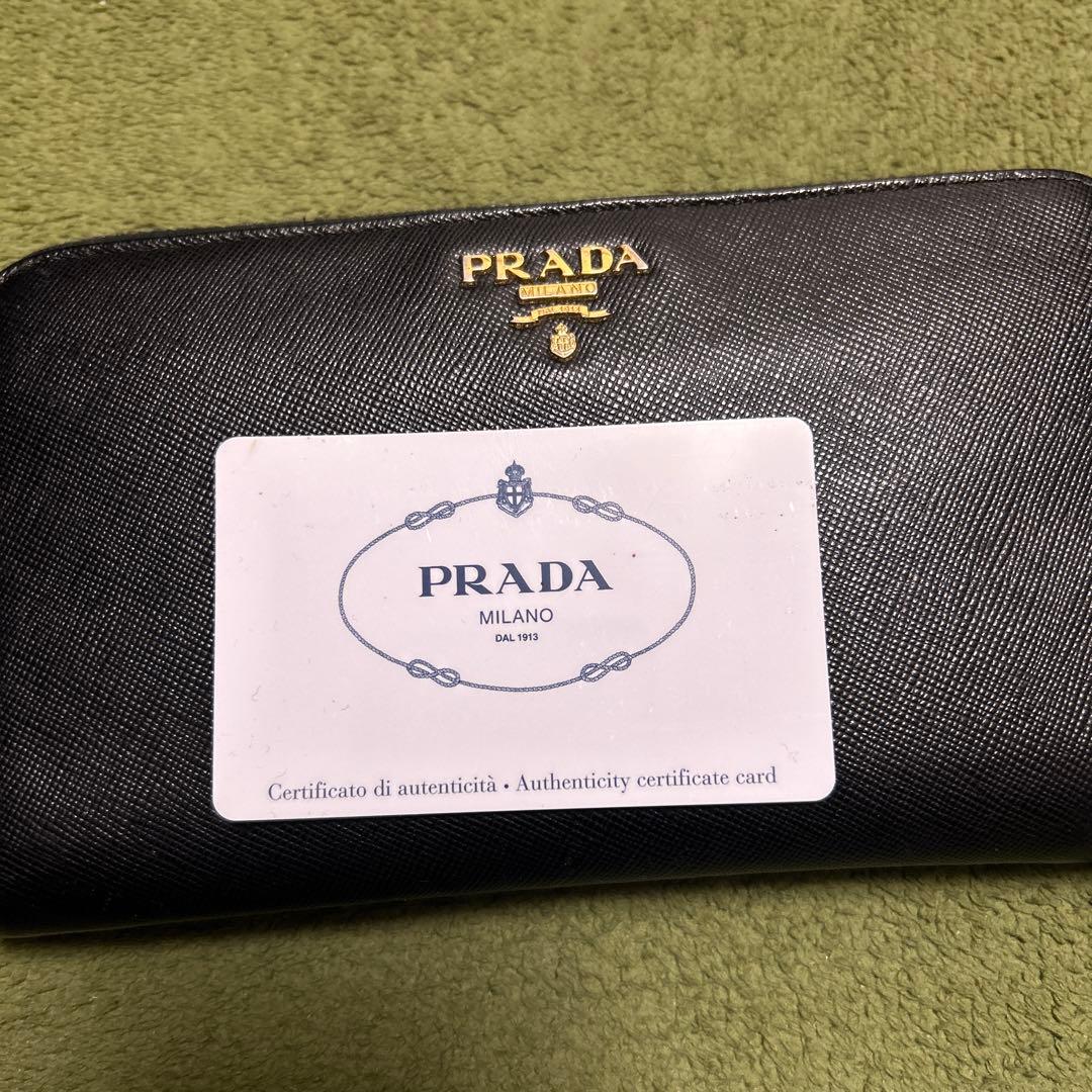 PRADA SAFFIANO L 長財布 ブラック 1M0506