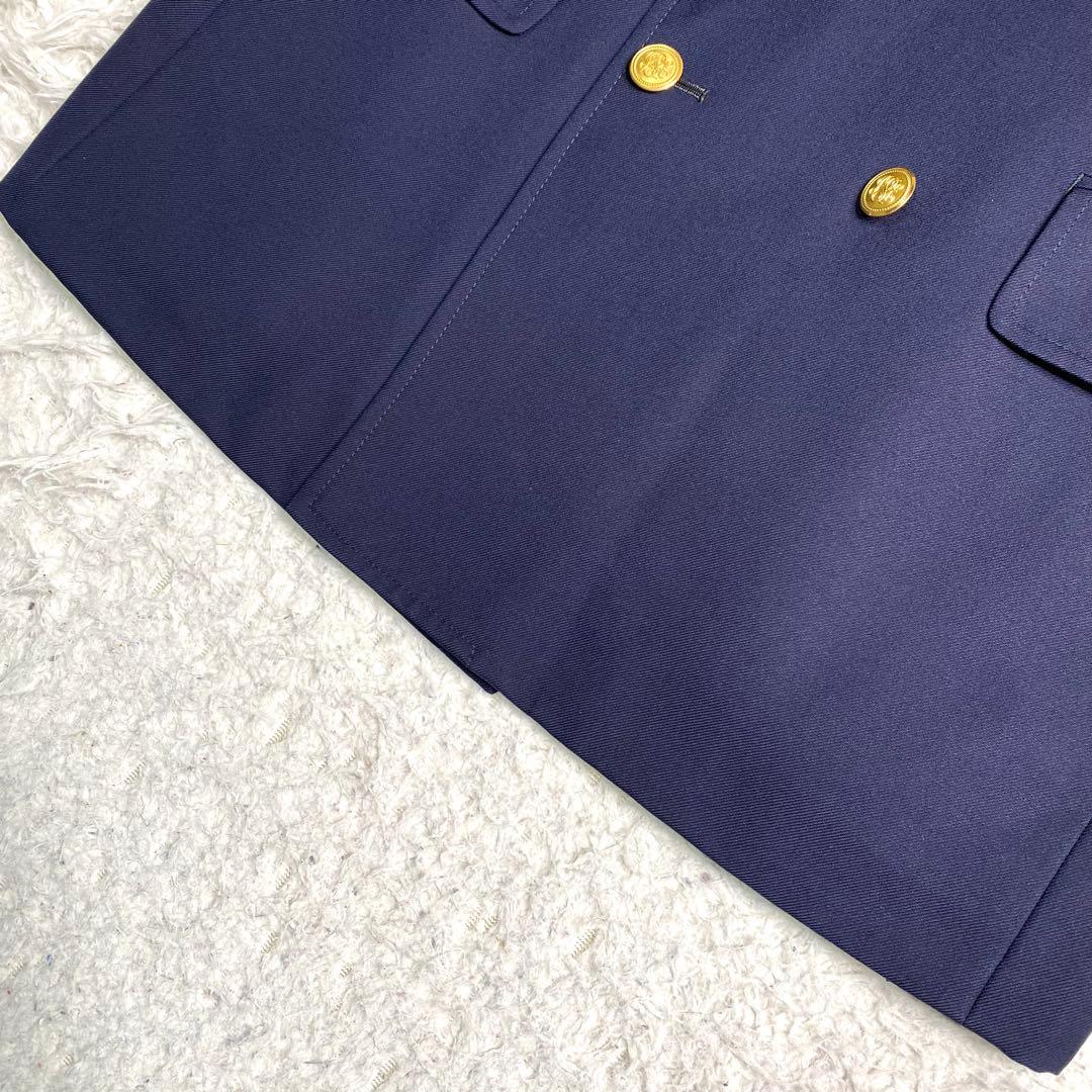美品✨J.PRESS テーラード 紺ブレ ダブル ウール L 金ボタン メンズ