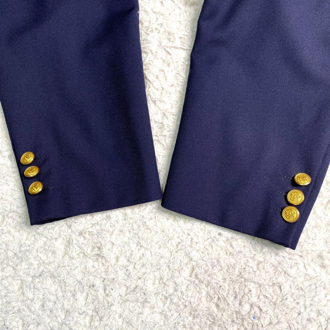 美品✨J.PRESS テーラード 紺ブレ ダブル ウール L 金ボタン メンズ