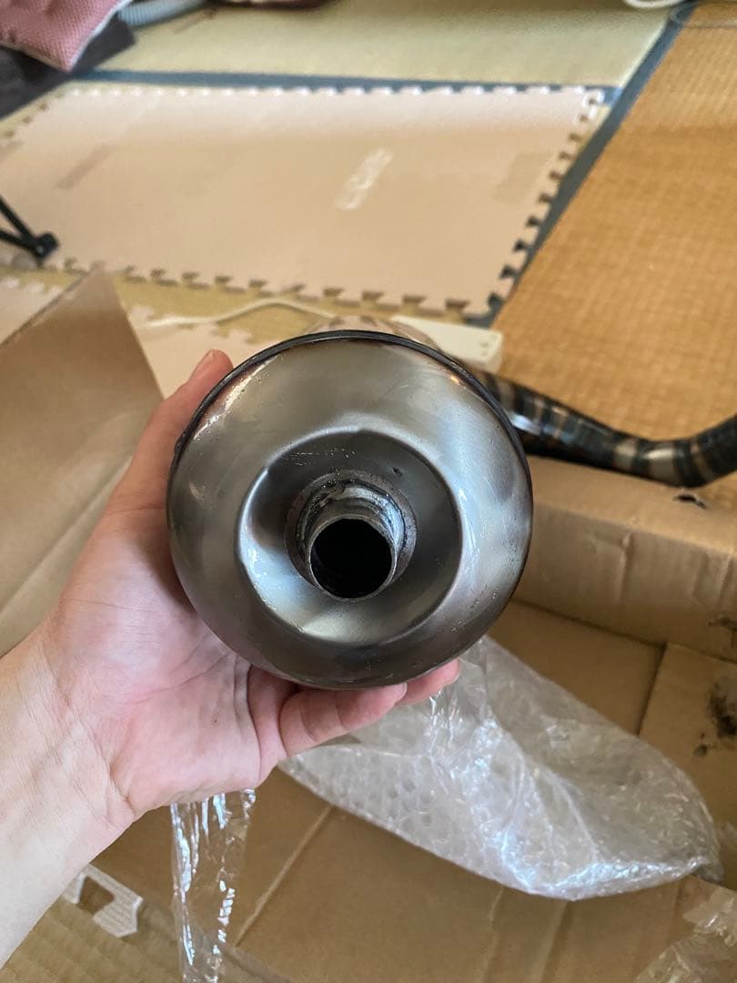 ホンダ AF18 AF24 AF27 、AF28用マフラーチャンバー