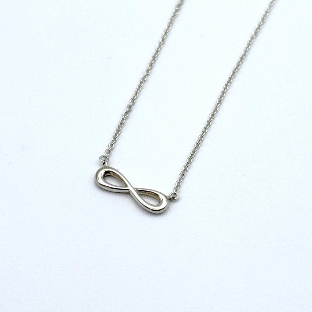 Tiffany インフィニティ　ペンダント　シルバーネックレス　925 チェーン