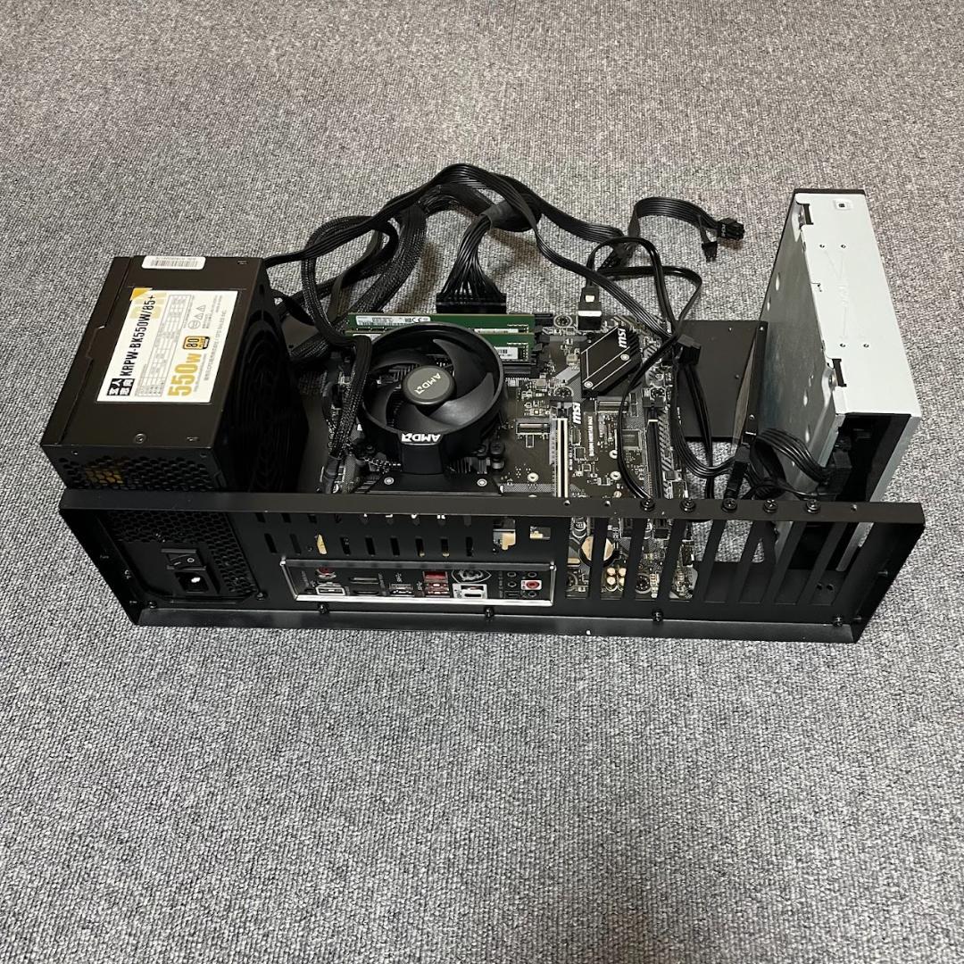 Ryzen3 3200G DDR4 16GB 550w オープンフレームキット