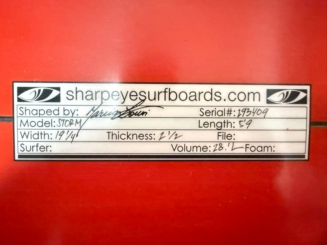 sharpeyeシャープアイストームズ5.9 ボトムレッド