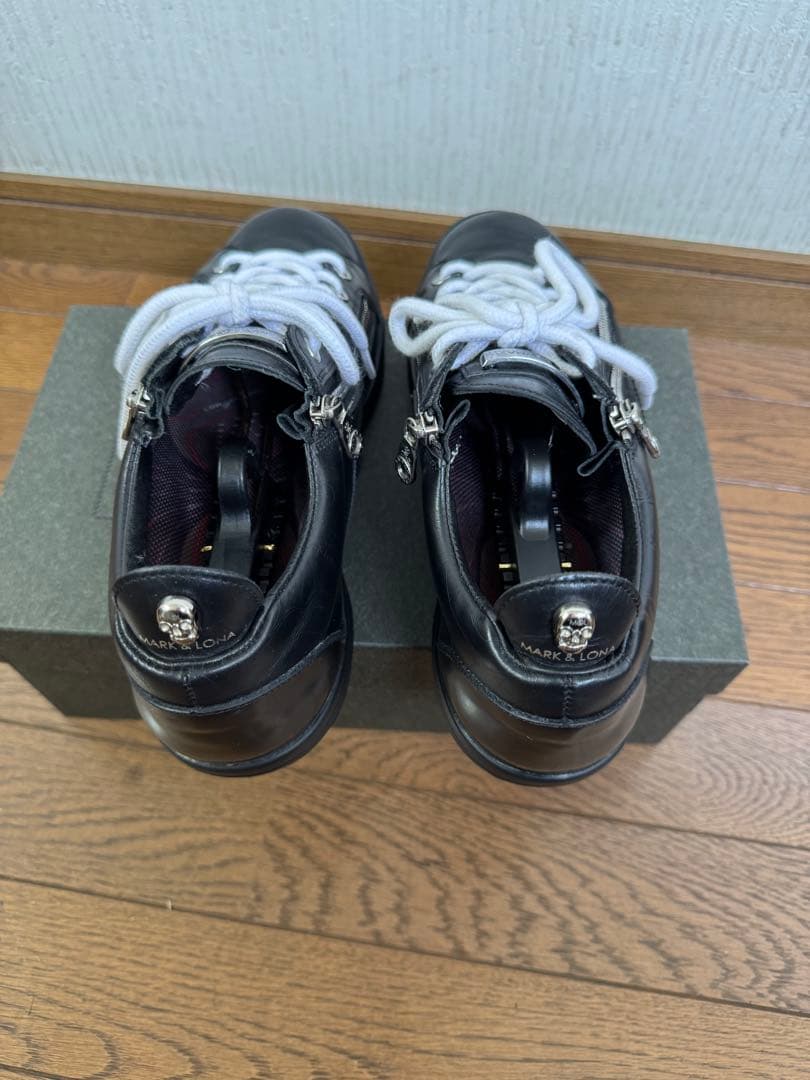 シューズ(男性用) MARK&LONA ENCORE ZIP LOW CUT SNEAKER