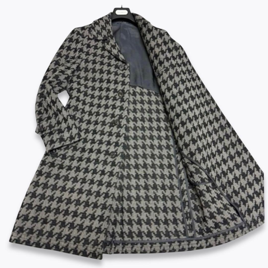 【専用】ガブリエレパジーニ 千鳥柄 チェスターコート ピンバッジ付 ウール 44