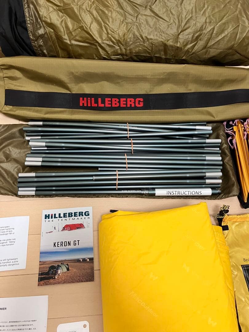 ☆国内正規品☆ ヒルバーグ　ケロン4gt サンド　フットプリント　セット