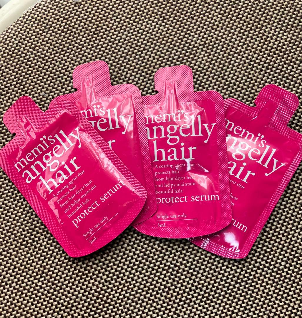 アンジェリーヘアプロテクトセラム2本セット+パウチ4個付き