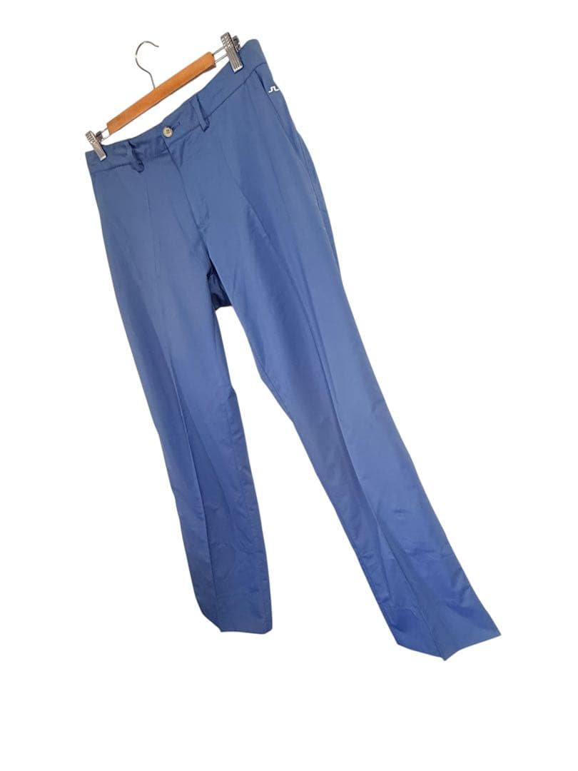 美品 J.LINDEBERG メンズゴルフパンツ W30 L34 ライトネイビー