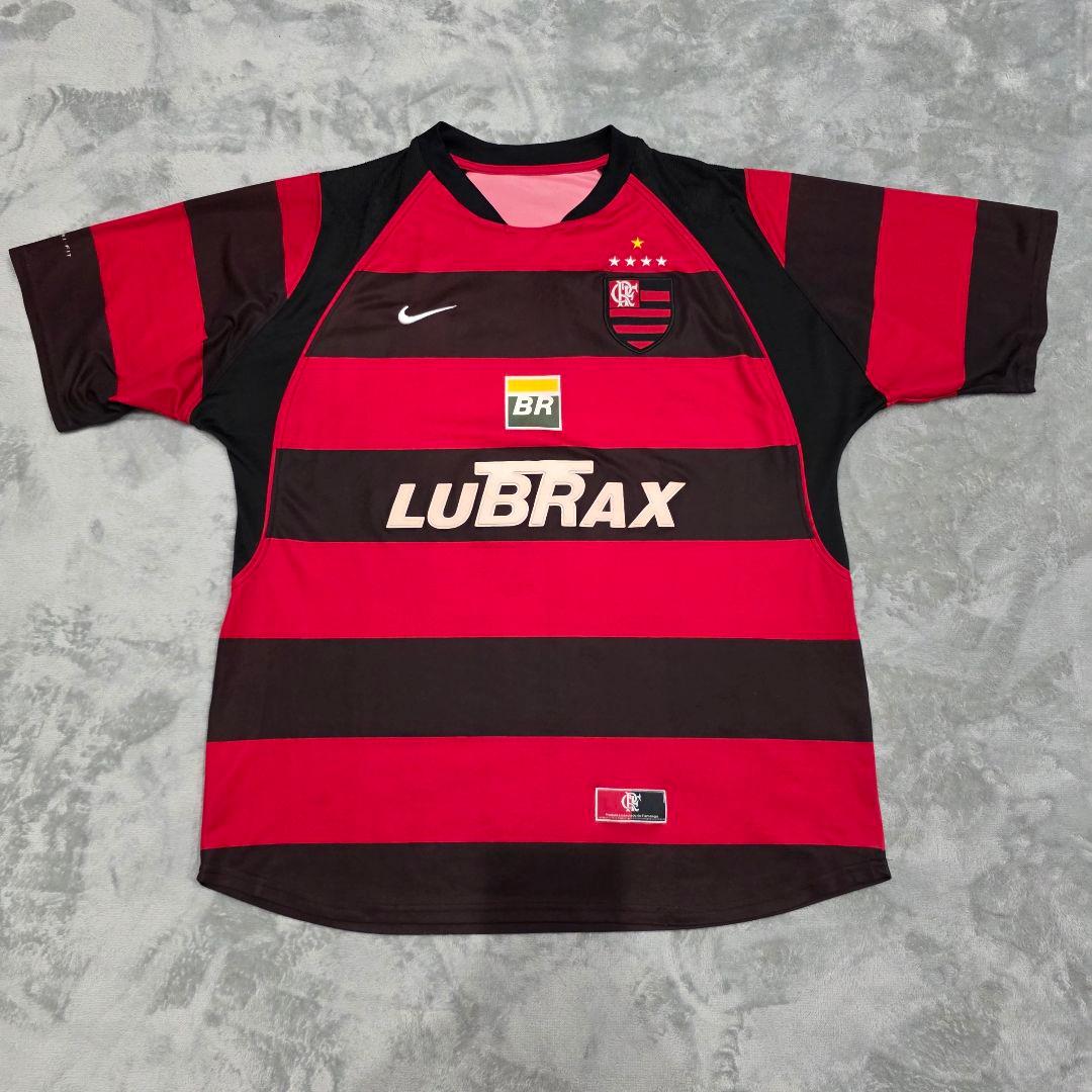 フラメンゴ　ユニフォーム　XL　NIKE　ナイキ　レッド　ボーダー　10番