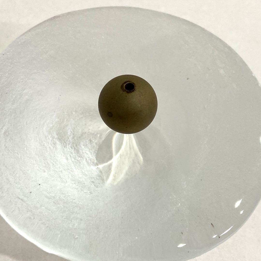 荒川尚也　ガラスの池　金の香立て付き