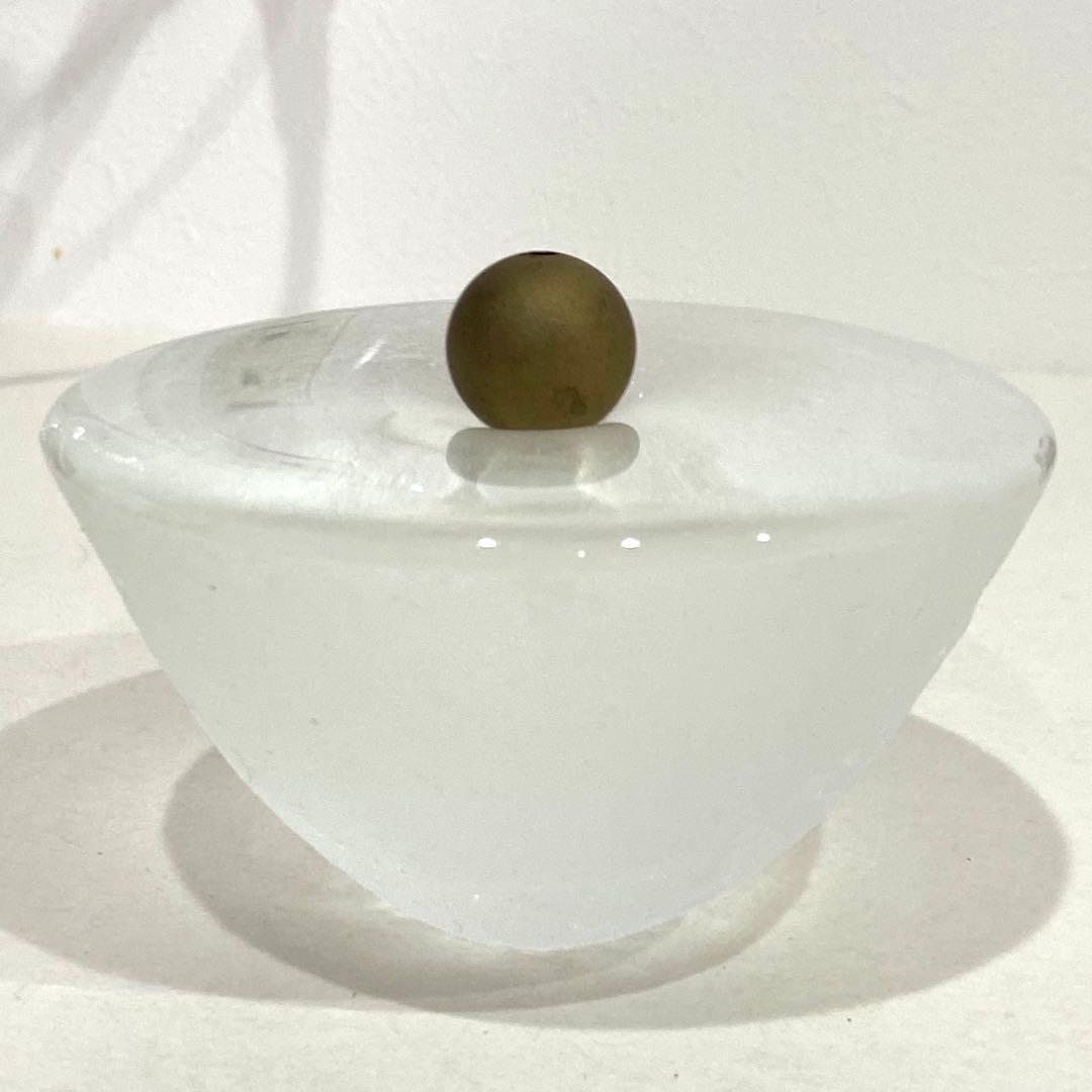 荒川尚也　ガラスの池　金の香立て付き