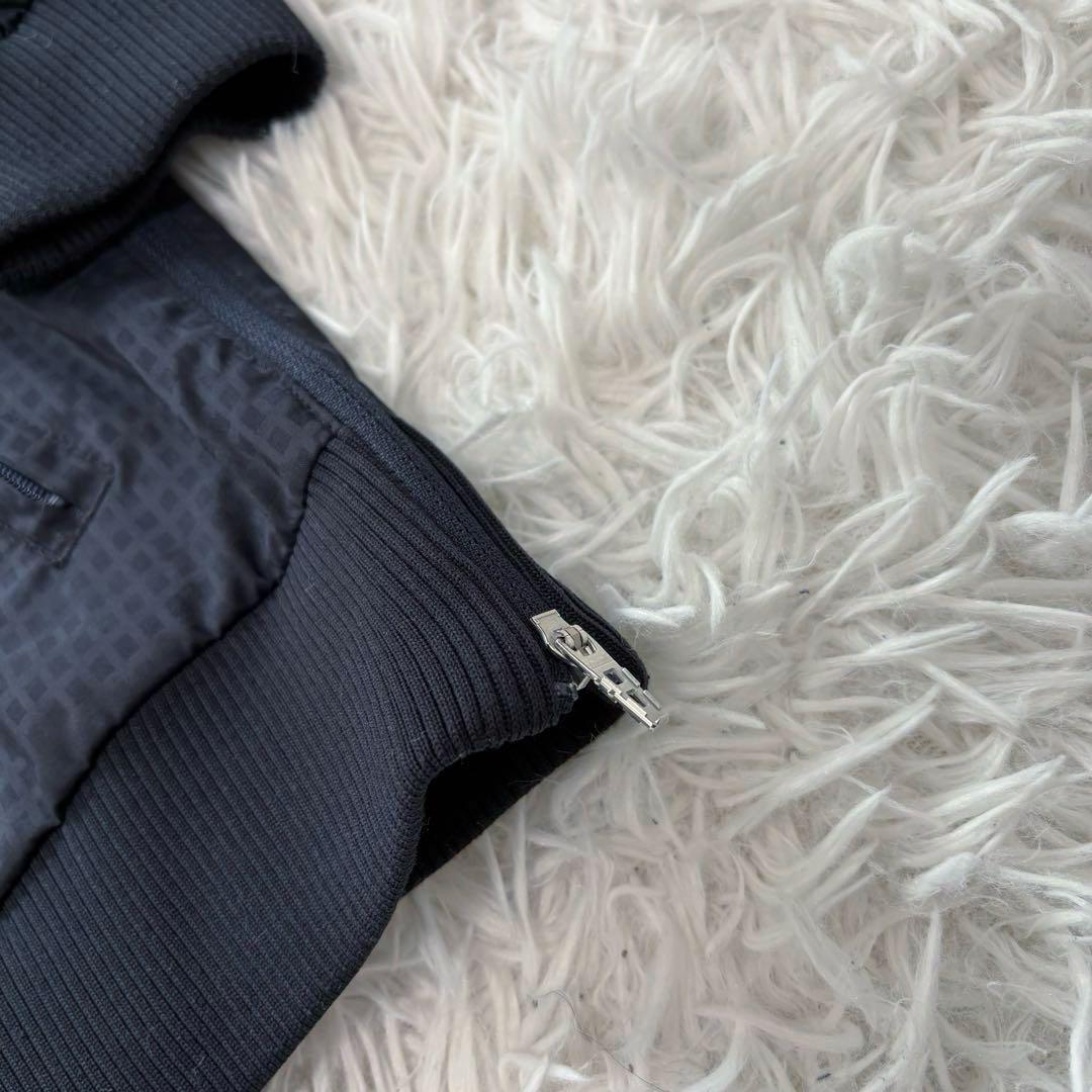 パーリーゲイツ ツインスニード ボックス ボーダー 千鳥 蓄熱 ブルゾン