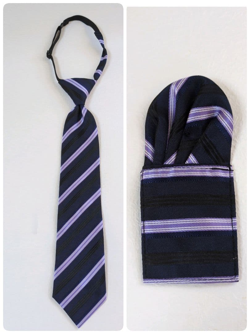 WANDER FACTORY 男の子 フォーマルスーツ 6点 ネイビーストライプ