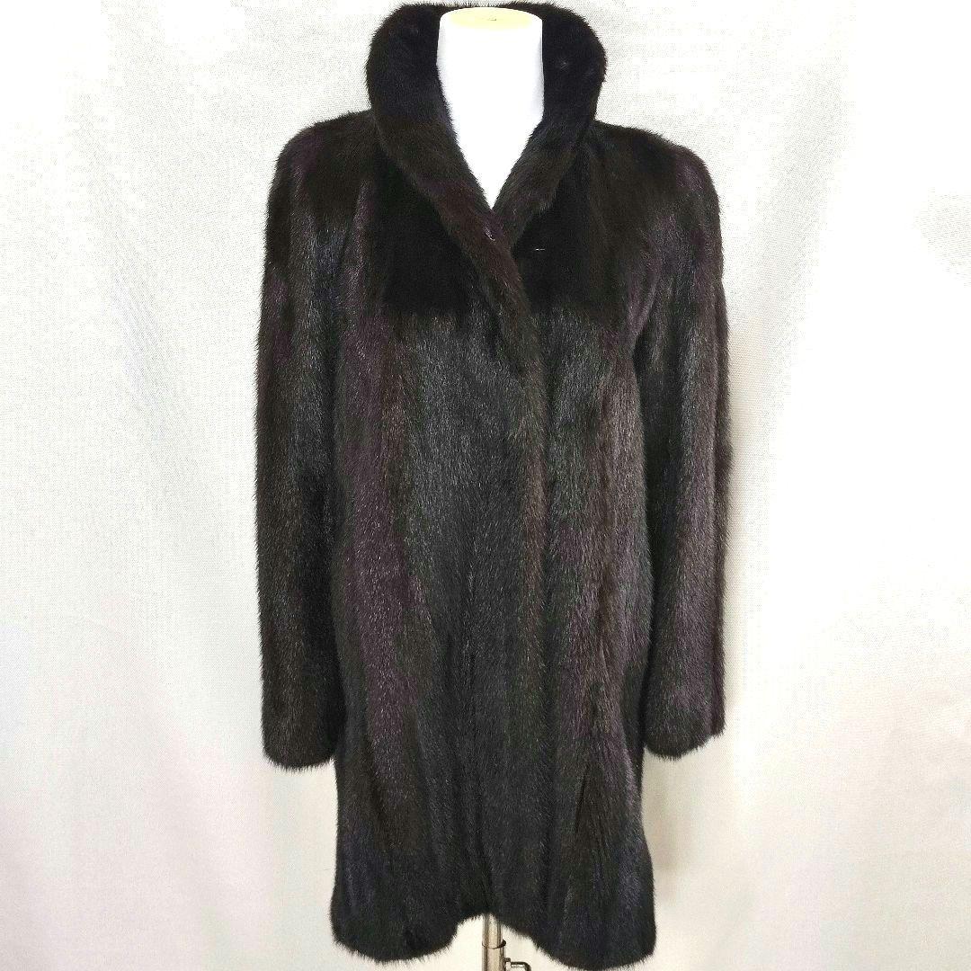 美品　SAGAミンク　ファーコート　9　ランブルトン　Onward　ネームあり