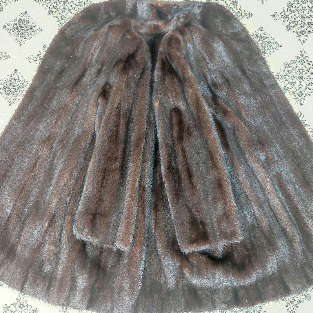美品　SAGAミンク　ファーコート　9　ランブルトン　Onward　ネームあり