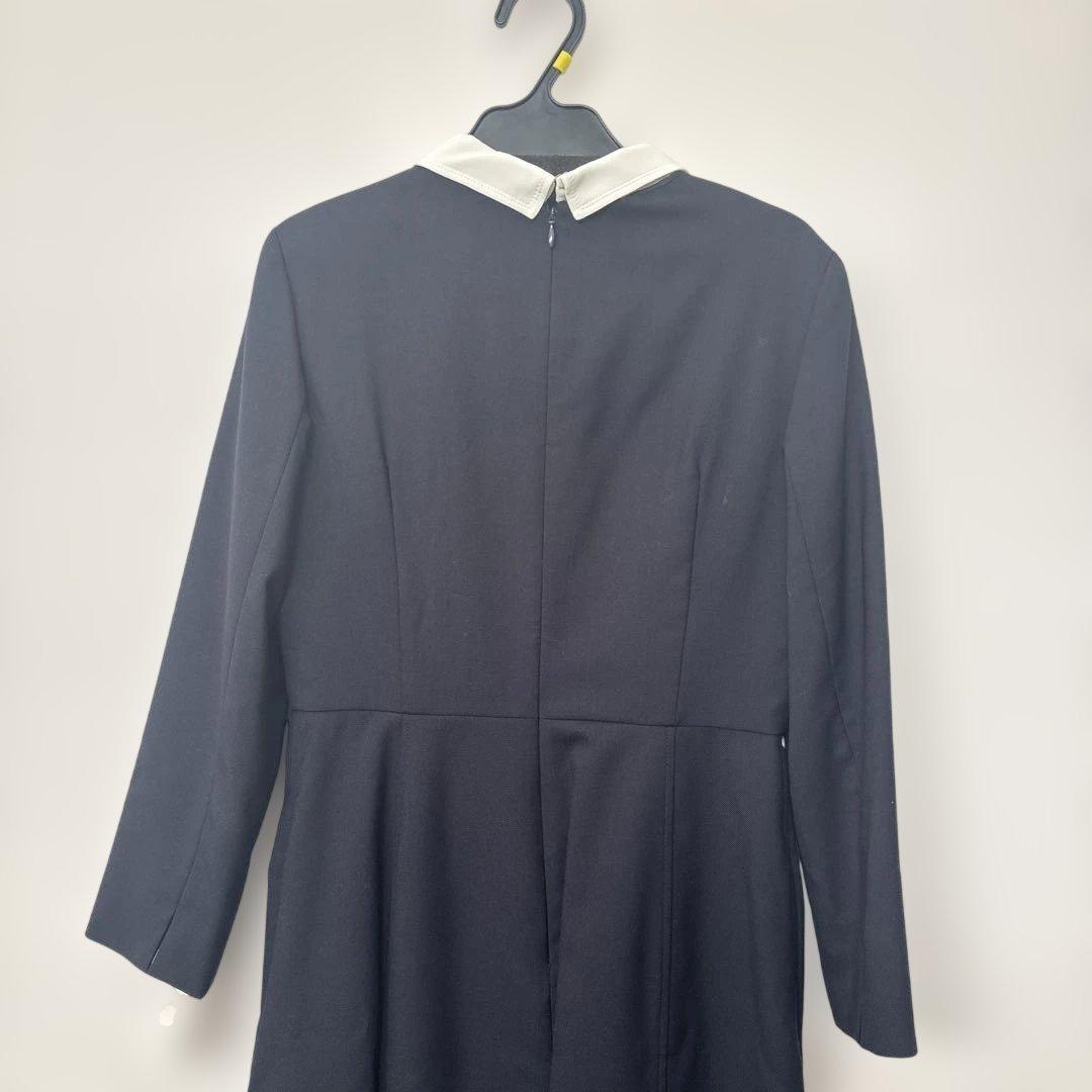 未使用　セルフォード　襟付きワンピース　ネイビー