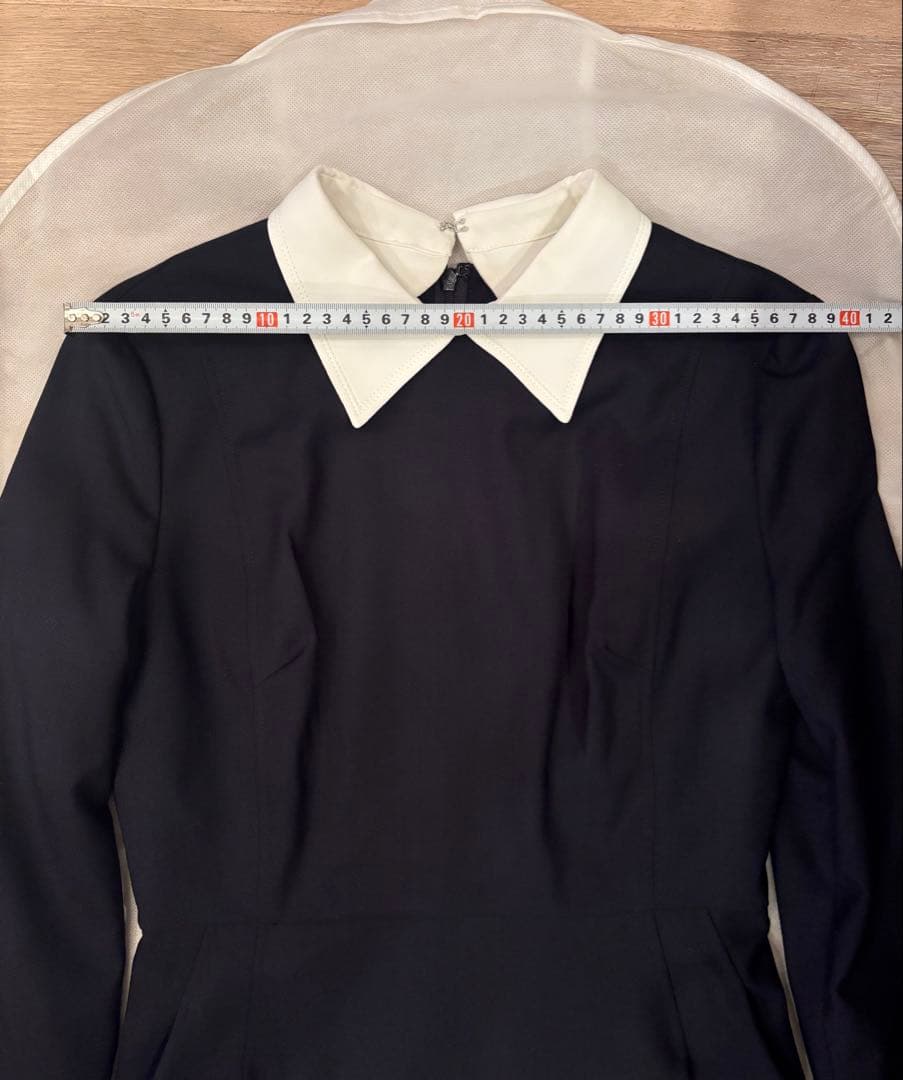 未使用　セルフォード　襟付きワンピース　ネイビー