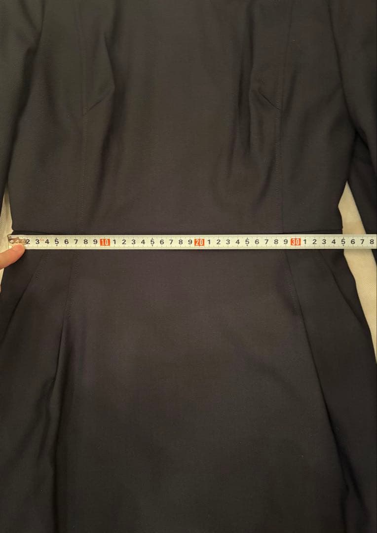 未使用　セルフォード　襟付きワンピース　ネイビー