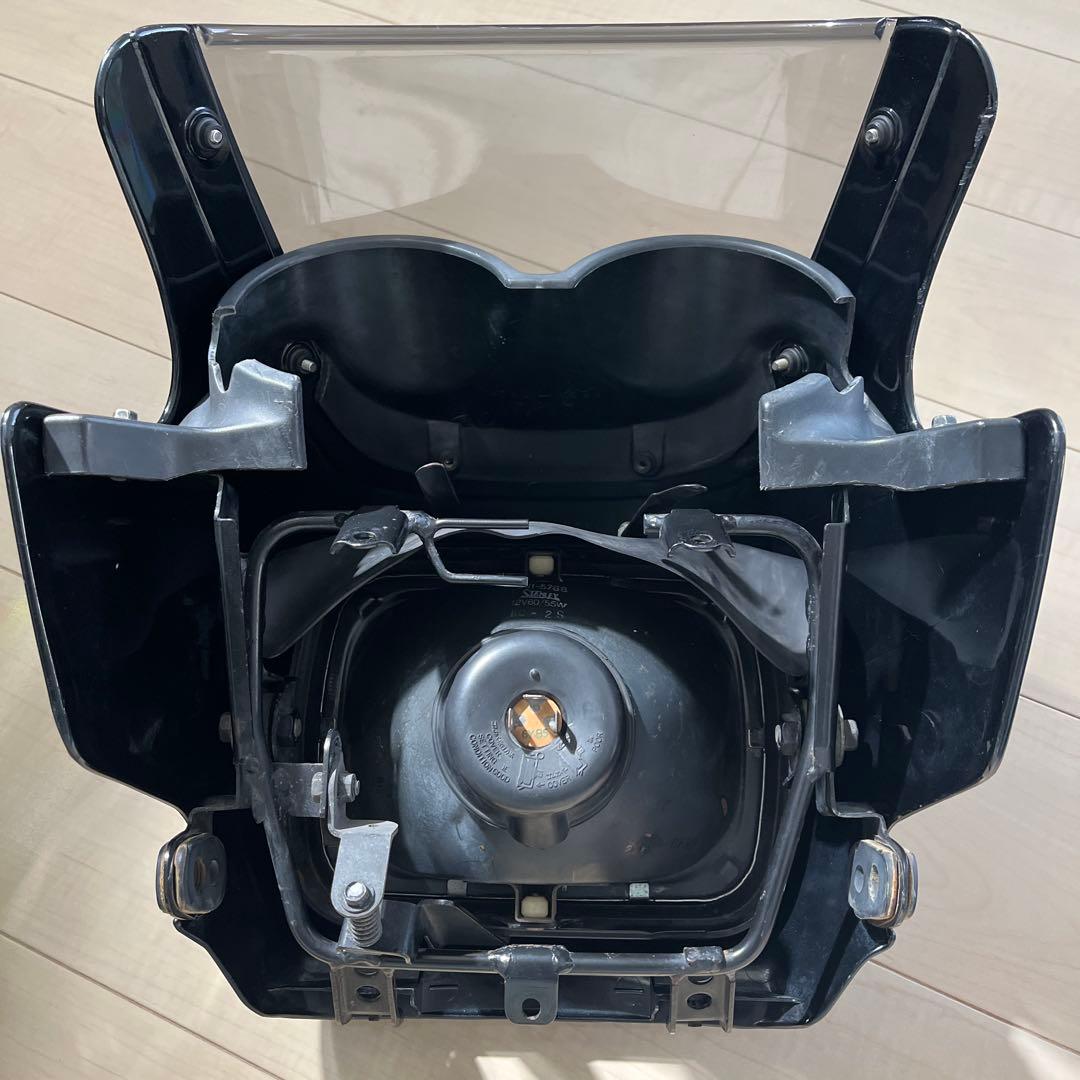 zrx400ブラックカウル　ヘッドライト付き