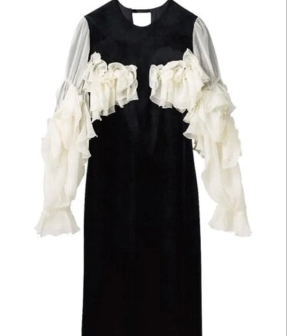 Knuth Marf クヌースマーフ 2way シフォンドッキングワンピース