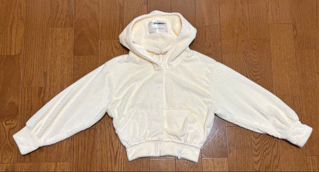 ジャケット・アウター S mid-sleeve hoodie cropped