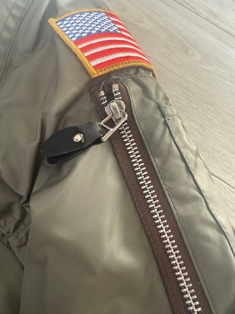 SIMPSON MA-1ジャケット Mサイズ オリーブグリーン