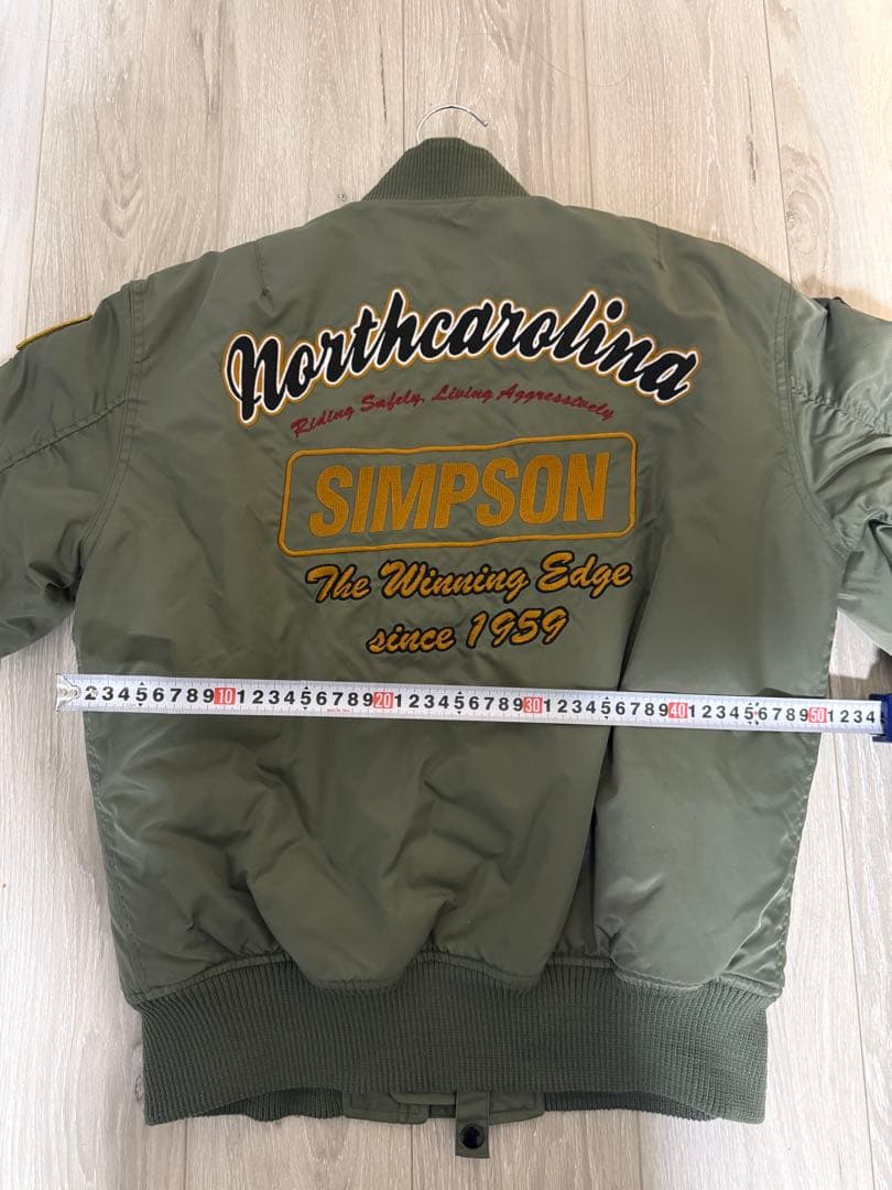 SIMPSON MA-1ジャケット Mサイズ オリーブグリーン