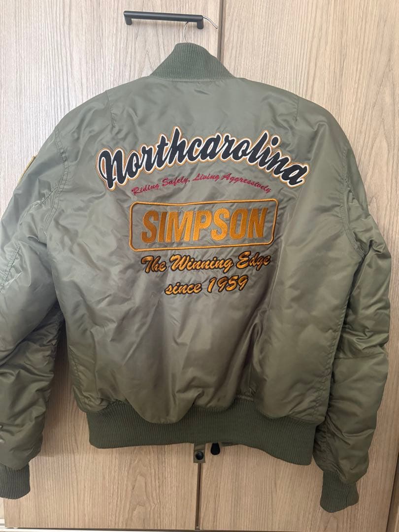 SIMPSON MA-1ジャケット Mサイズ オリーブグリーン