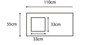 FLYMEe Noir / フライミーノワール センターテーブル
