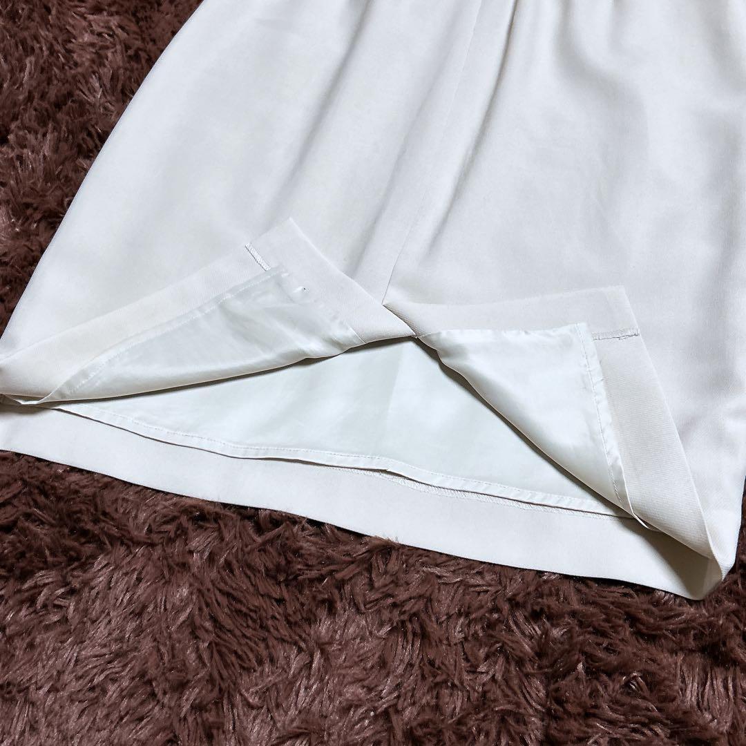 極美品✨ノーリーズソフィー　ノーカラースーツセットアップ　スカート　アイボリー